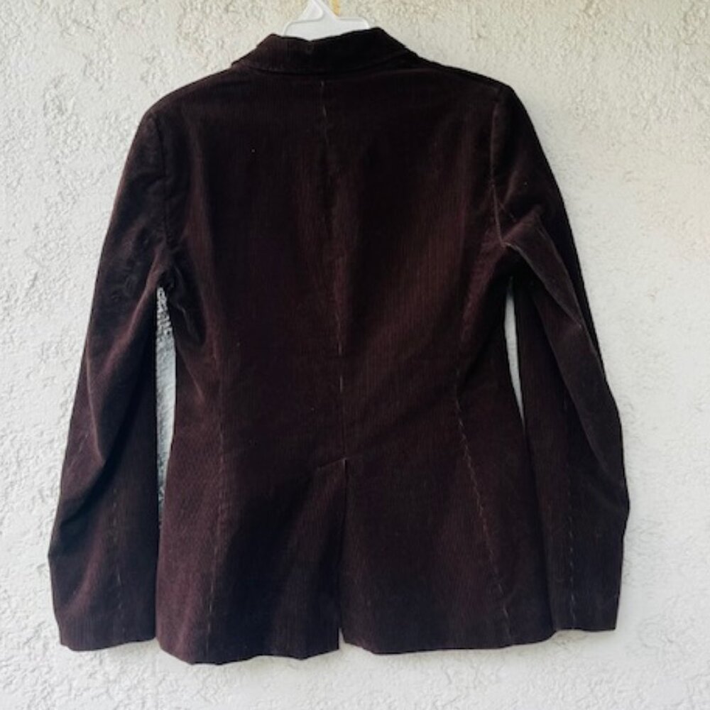 Vintage J. Crew Chocolate Brown Corduroy Blazer – new with tags - Picture 6 of 10